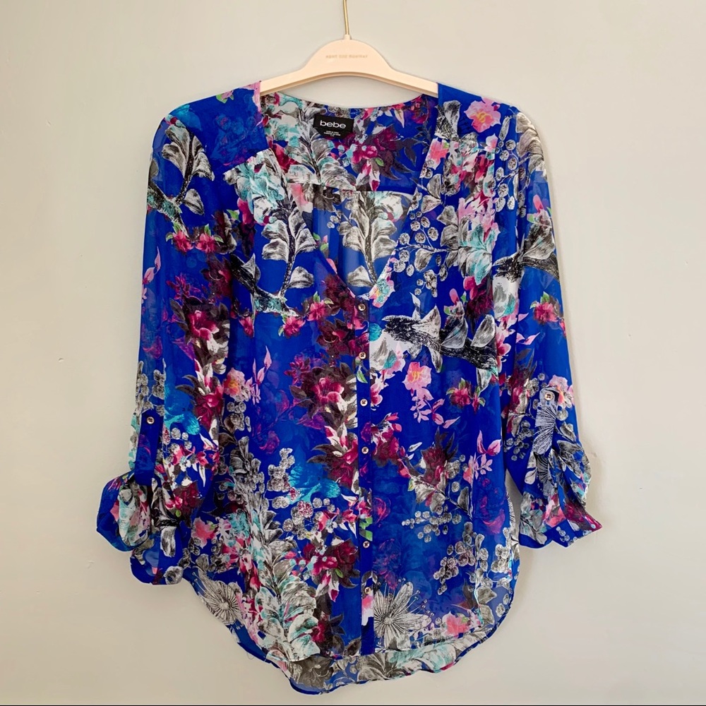 Bebe floral top